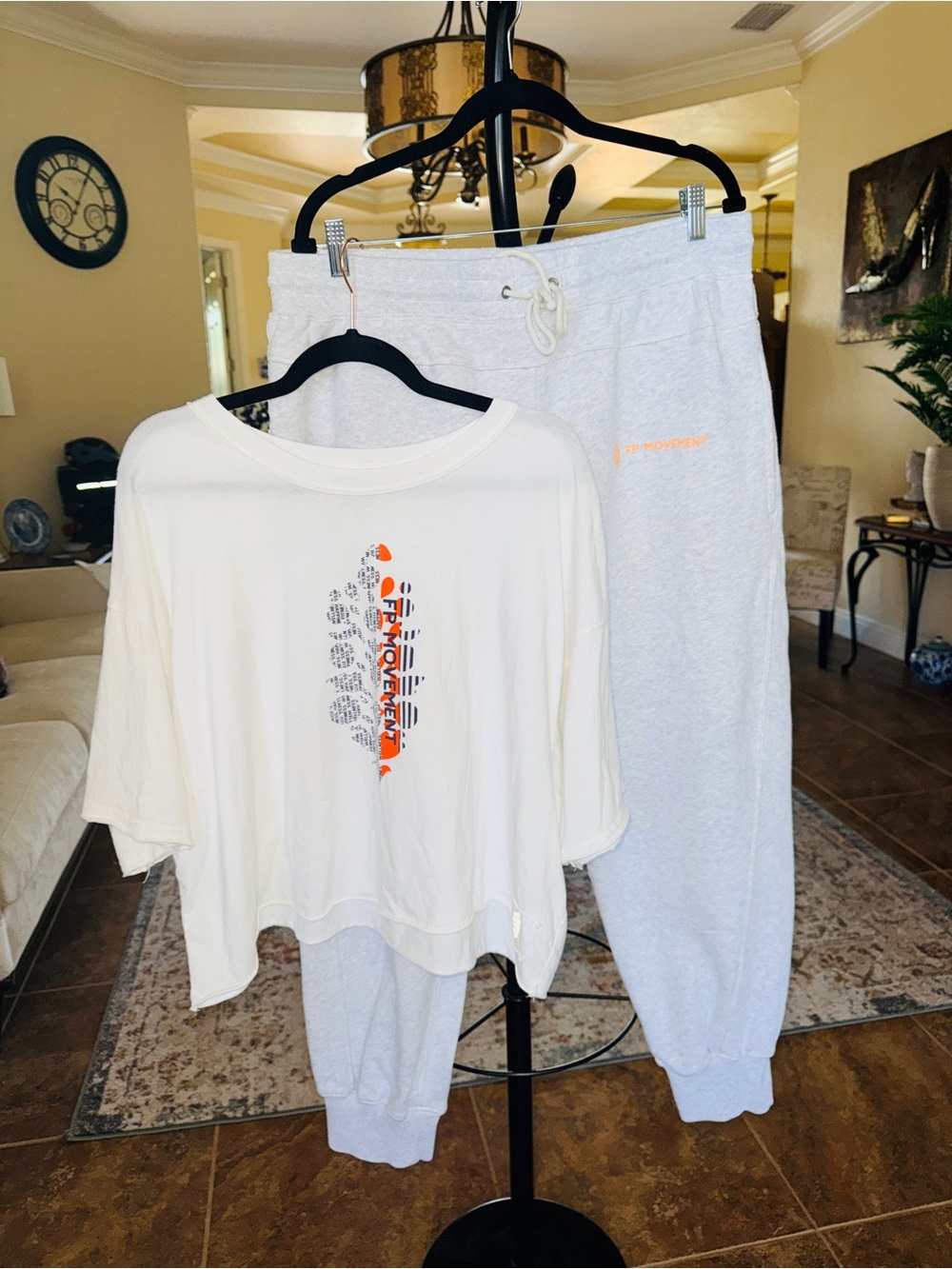Free People Movement Set - XL Inspire Tee & Large FP Movement Joggers